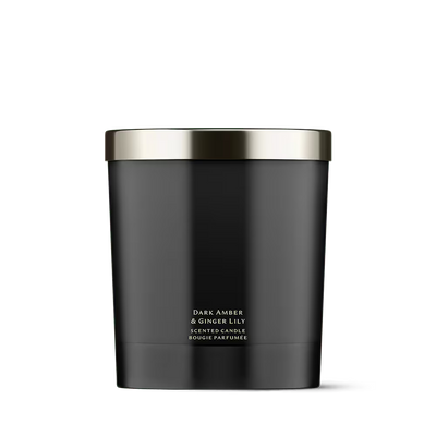 Dark Amber & Ginger Lily Scented Candle